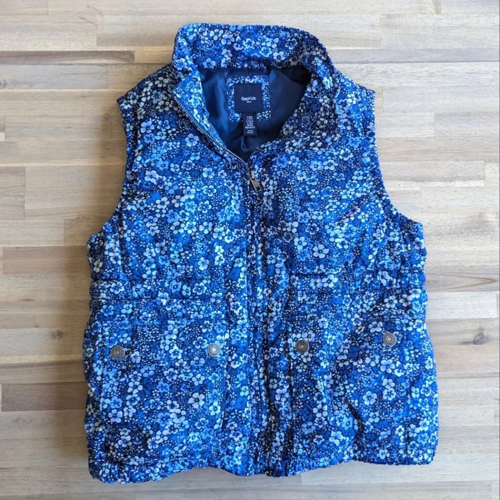 GAP Kids Floral Vest Youth XXL